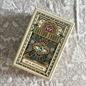 3/$30 Brand new never used tattoo tarot deck (indigo)